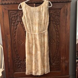 MANI by Armani  Sleeveless Silk/Acetate Dress. Size 2 (40). Italy